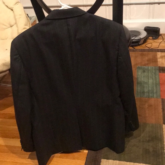 Black pin stripe suit - Kilgour, French & Stanbury - Picture 2 of 7